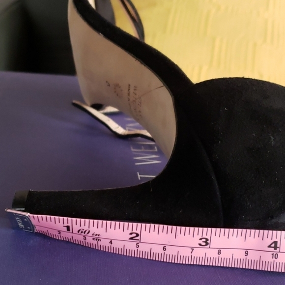 Stuart Weitzman Suede Ankle-Strap Sandals *size 10.5* - Picture 6 of 6